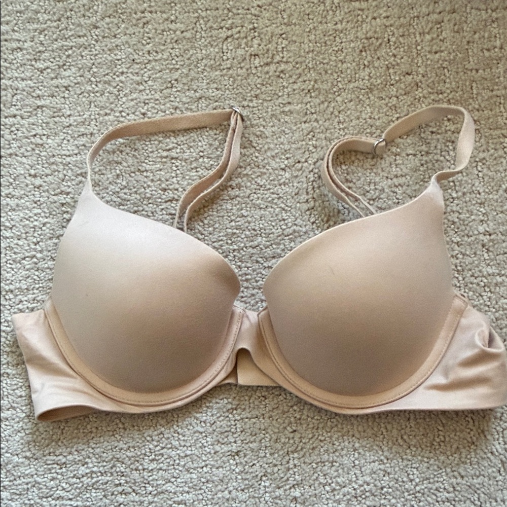 aerie Beige Molded T-Shirt Bra